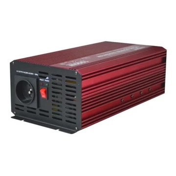 Feszültség átalakító CARSPA 1000W/12/230V + USB