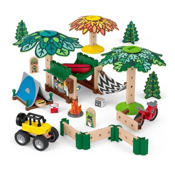 Fisher-Price - Gyermek építőkészlet Wonder Makers Camping