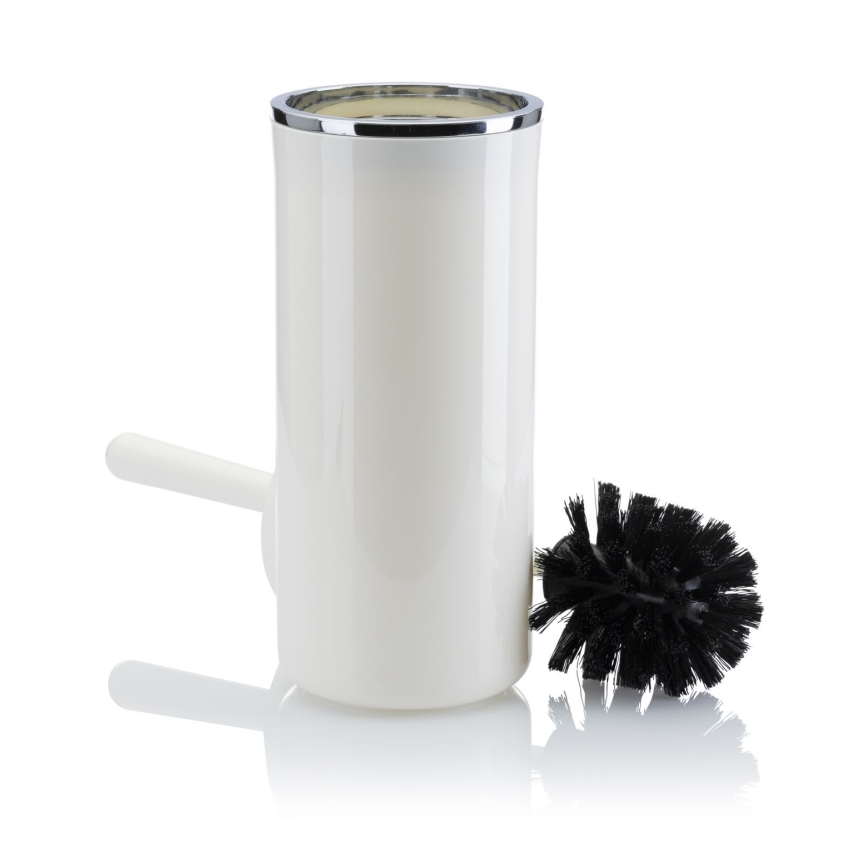 Fürdőszobai készlet CARMEN 5 db fehér/fényezett króm