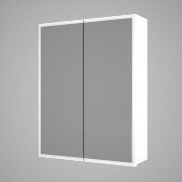 Fürdőszobai szekrény tükörrel KAYLA 78x60 cm fehér