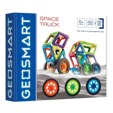 GeoSmart - Mágneses építőkészlet Space Truck 42 db