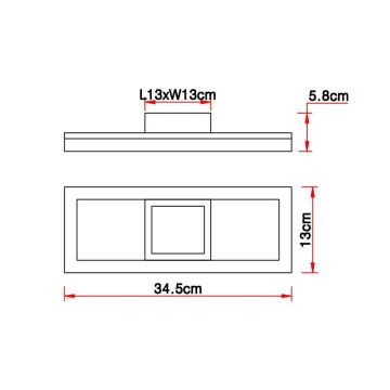 Globo - LED Mennyezeti lámpa LED/12W/230V