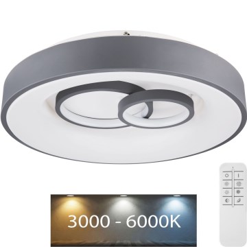 Globo - LED Dimmelhető mennyezeti lámpa LED/50W/230V 3000-6000K + távirányítás