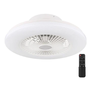 Globo - LED Dimmelhető mennyezeti lámpa ventilátorral LED/30W/230V 3000-6500K + távirányító