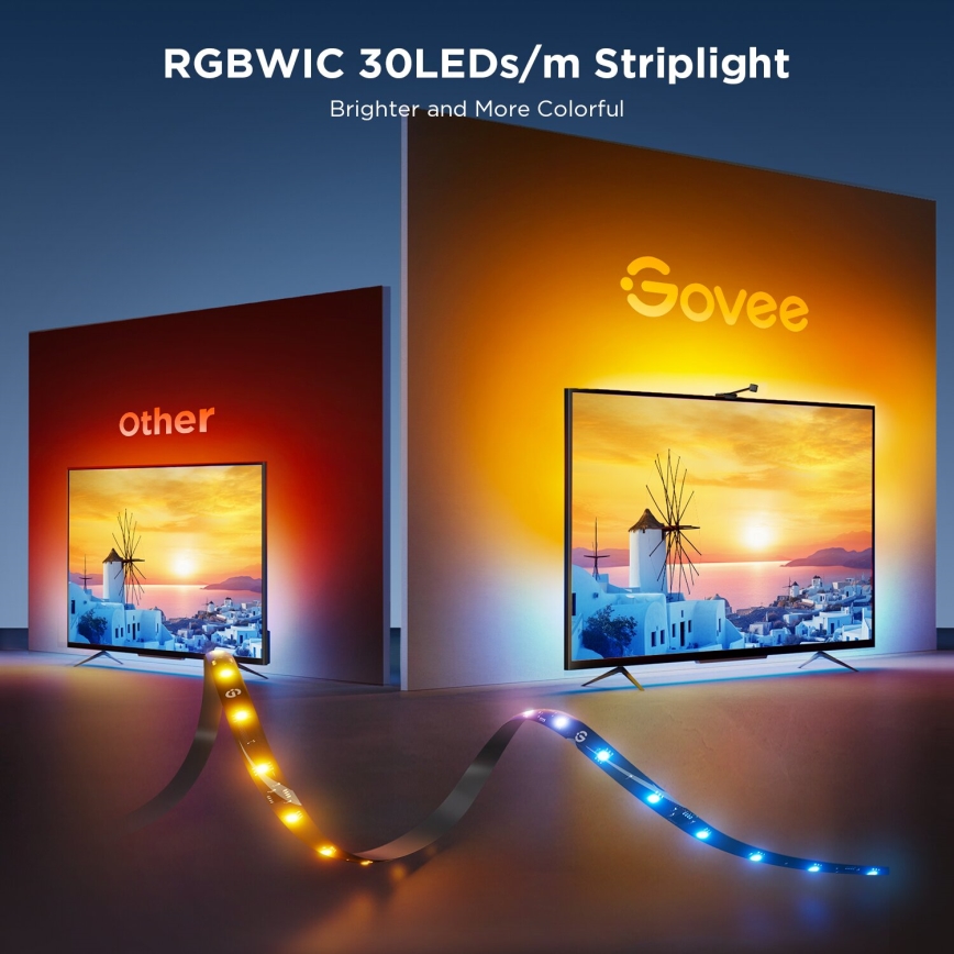 Govee - Backlight 3S Netflix TV 55-65" SMART LED háttérvilágítás RGBICW Wi-Fi + távirányítás