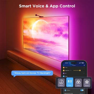 Govee - Backlight 3S Netflix TV 55-65" SMART LED háttérvilágítás RGBICW Wi-Fi + távirányítás