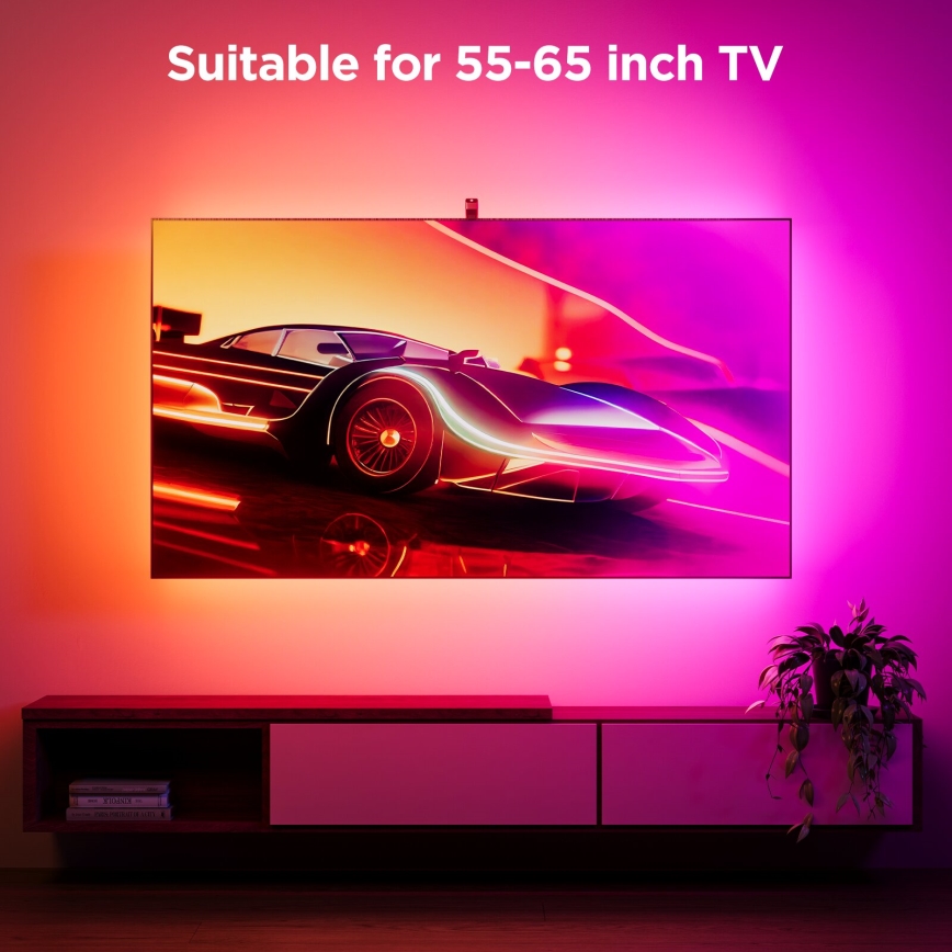 Govee - Backlight 3S Netflix TV 55-65" SMART LED háttérvilágítás RGBICW Wi-Fi + távirányítás