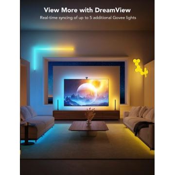 Govee - DreamView T2 DUAL TV 55-65" SMART LED háttérvilágítás RGBIC Wi-Fi + távirányítás