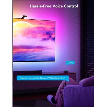 Govee - DreamView T2 DUAL TV 55-65" SMART LED háttérvilágítás RGBIC Wi-Fi + távirányítás