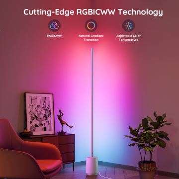 Govee - LED Dimmelhető állólámpa Lyra Smart RGBICWW 2200-6500K Wi-Fi + távirányítás