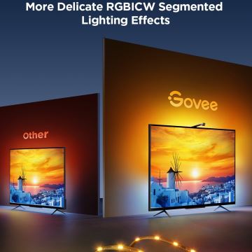 Govee - TV Backlight 3 Lite TV 55-65" SMART LED háttérvilágítás RGBICW Wi-Fi IP67 + távirányítás