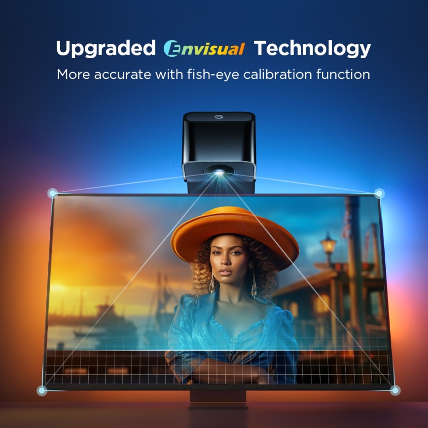 Govee - TV Backlight 3 Lite TV 55-65" SMART LED háttérvilágítás RGBICW Wi-Fi IP67 + távirányítás