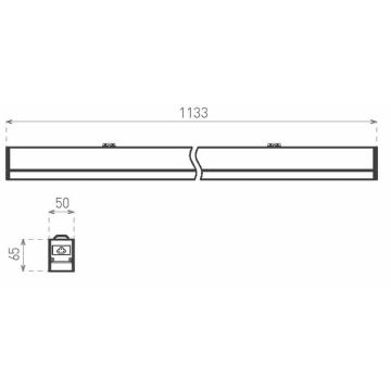 Greenlux GXPR068 - LED Fénycsöves lámpa PROFI LINEAR II LED/36W/230V 4000K