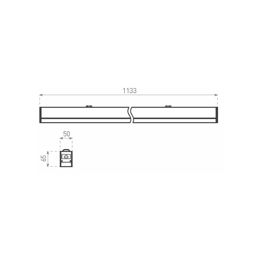 Greenlux GXPR068 - LED Fénycsöves lámpa PROFI LINEAR II LED/36W/230V 4000K