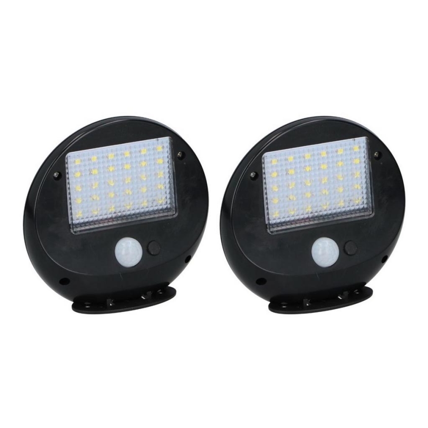 Grundig - KÉSZLET 2x LED Szolár érzékelős fali lámpa LED/3,2V
