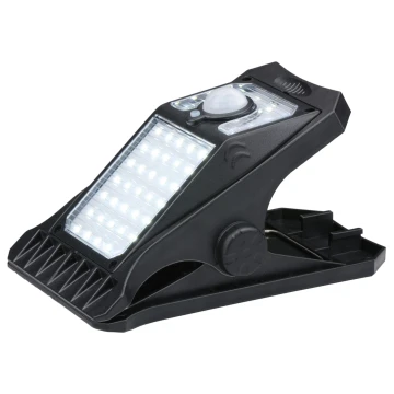 Grundig - LED Napelemes lámpa érzékelővel CLIP-ON LED/9W/3,7V IP44