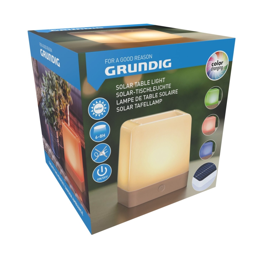 Grundig - LED RGB Napelemes lámpa LED/3,7V