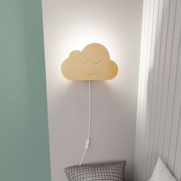 Gyerek fali lámpa CLOUD 1xE14/10W/230V felhő