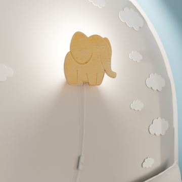 Gyerek fali lámpa SAFARI 1xE14/10W/230V elefánt