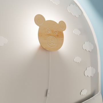Gyerek fali lámpa TED 1xE14/10W/230V medve