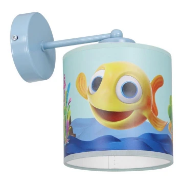 Gyermek fali lámpa FISH 1xE27/60W/230V