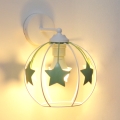 Gyermek fali lámpa STARS 1xE27/15W/230V zöld/fehér