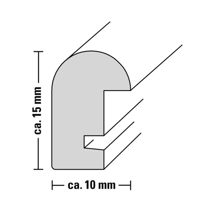 Hama - Fényképkeret 16,5x21,5 cm fekete