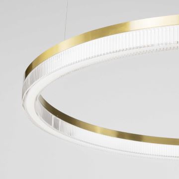 Ideal Lux - LED Csillár zsinóron CROWN LED/30W/230V átm. 60 cm réz