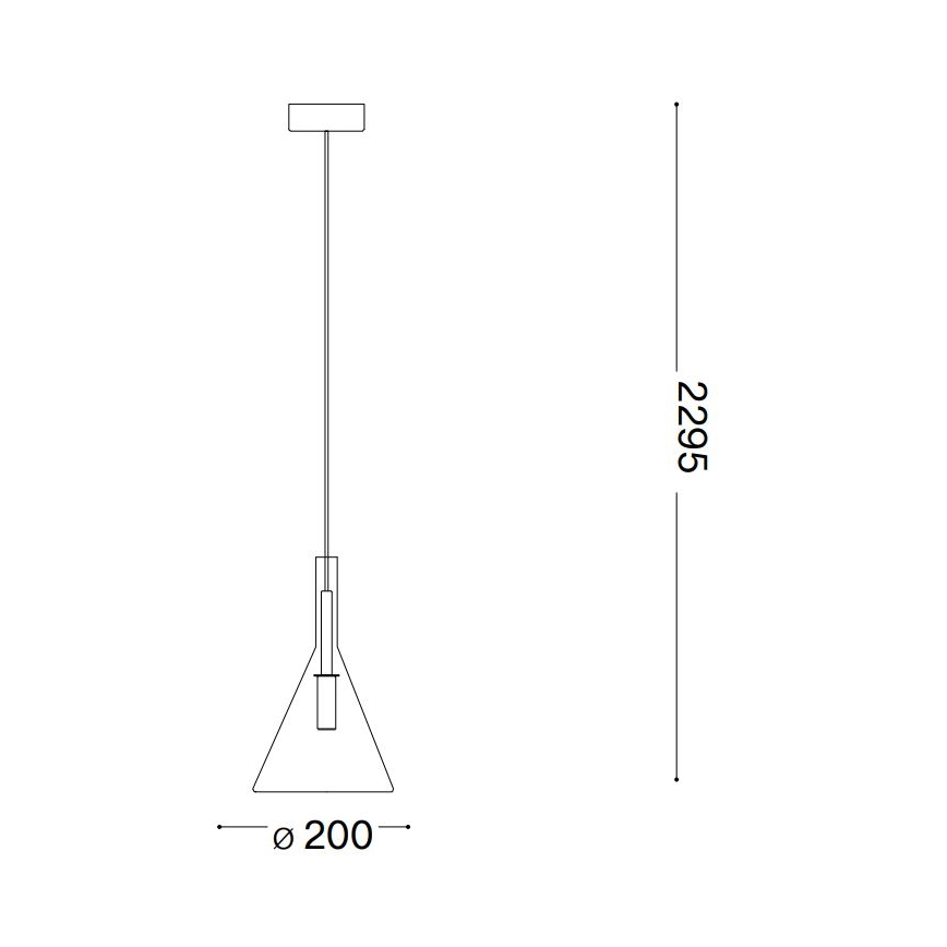 Ideal Lux - LED Csillár zsinóron EMPIRE 1xG9/3W/230V