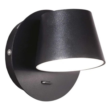 Ideal Lux - LED Fali lámpa GIM LED/6W/230V fekete