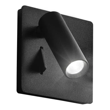 Ideal Lux - LED Fali spotlámpa LITE LED/3W/230V fekete