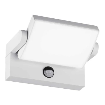 Ideal Lux - LED Kültéri fali lámpa érzékelővel SWIPE LED/20,5W/230V IP54 fehér