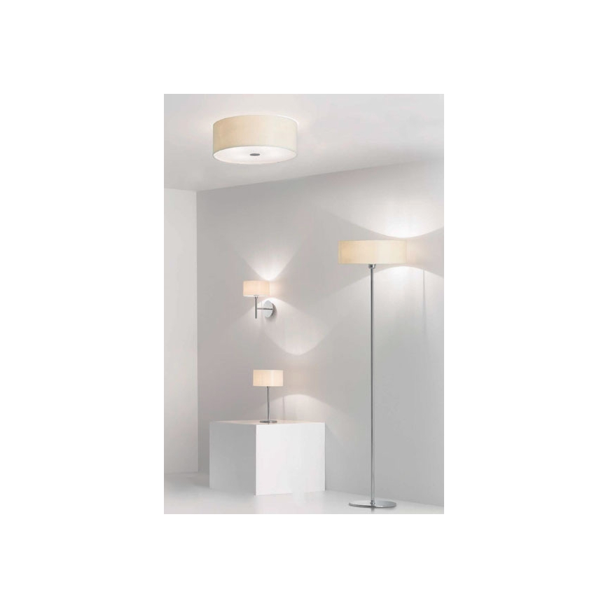 Ideal Lux - Mennyezeti lámpa WOODY 4xE27/60W/230V átm. 50 cm fehér
