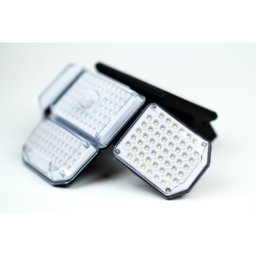 LED Napelemes fali lámpa érzékelővel LED/5W/5,5V IP65