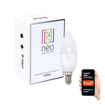 Immax NEO 07002L - LED Dimmelhető izzó E14/5W/230V ZigBee 2700K Tuya