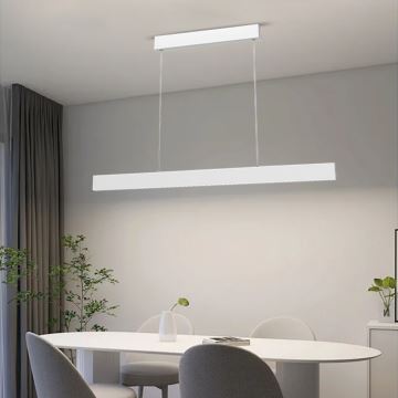 Immax NEO 07075L-LED Dimmelhető csillár zsinóron LISTON LED/18W/100-240V 118,5 cm + távirányító Tuya