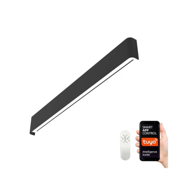 Immax NEO 07137-B - LED SMART Dimmelhető fali lámpa LINEA fekete LED/40W/230V + távirányítás 76 cm Tuya ZigBee