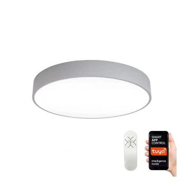 Immax NEO 07143-GR60 - LED Dimmelhető mennyezeti lámpa RONDATE LED/50W/230V Tuya szürke + távirányító