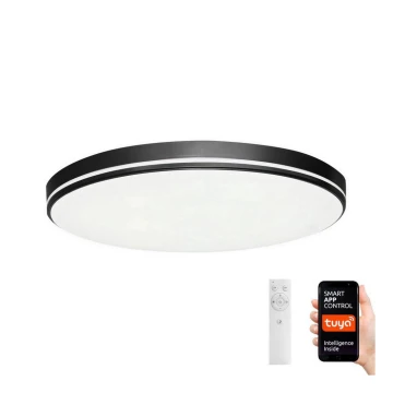 Immax NEO 07148-B40 - LED Dimmelhető mennyezeti lámpa NEO LITE AREAS LED/24W/230V Tuya Wi-Fi fekete + távirányító