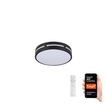 Immax NEO 07152-B30 - LED Dimmelhető mennyezeti lámpa NEO LITE PERFECTO LED/24W/230V Wi-Fi Tuya fekete + távirányító