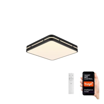 Immax NEO 07154-B30 - LED Dimmelhető mennyezeti lámpa NEO LITE PERFECTO LED/24W/230V Wi-Fi Tuya fekete + távirányító