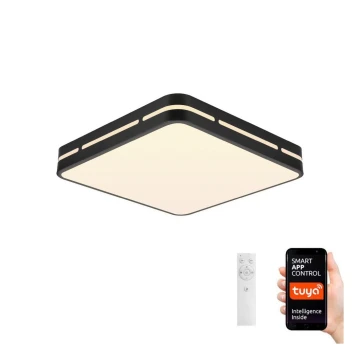 Immax NEO 07154-B42 - LED Dimmelhető mennyezeti lámpa NEO LITE PERFECTO LED/48W/230V Wi-Fi Tuya fekete + távirányító