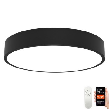 Immax NEO 07203L-LED Dimmelhető mennyezeti lámpa RONDATE 65W/230V 3000-6000K Tuya fekete + távirányítás