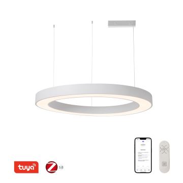 Immax NEO 07214L - LED dimmelhető csillár zsinóron PASTEL LED/68W/230V 2700-6500K fehér 95 cm Tuya + távirányítás