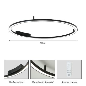 Immax NEO 07246-120 - LED Dimmelhető mennyezeti lámpa FINO LED/72W/230V 120 cm Tuya + távirányítás