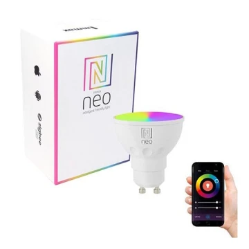 Immax NEO 07724L - LED RGB+CCT Dimmelhető izzó GU10/5,5W/230V 2700K Wi-Fi Tuya