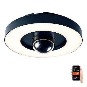 Immax NEO 07792L - LED Intelligens kültéri kamera lámpával RING 22W/230V IP44 Wi-Fi Tuya