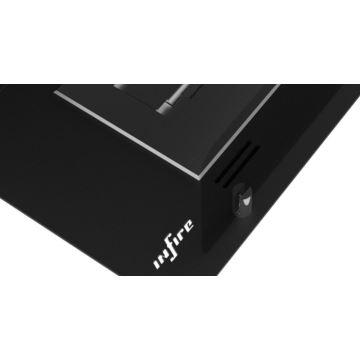 InFire - Beépíthetó BIO kandalló 120x45 cm 3kW fekete