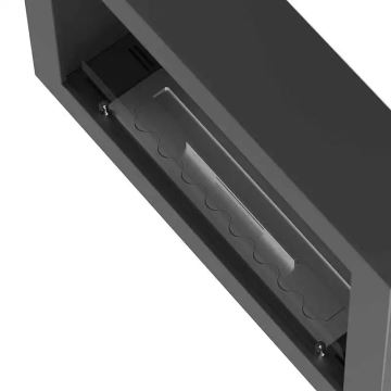 InFire - Fali BIO kandalló 100x56 cm 3kW fekete