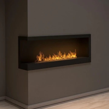 InFire - Sarok BIO kandalló 45x120 cm 3kW fekete